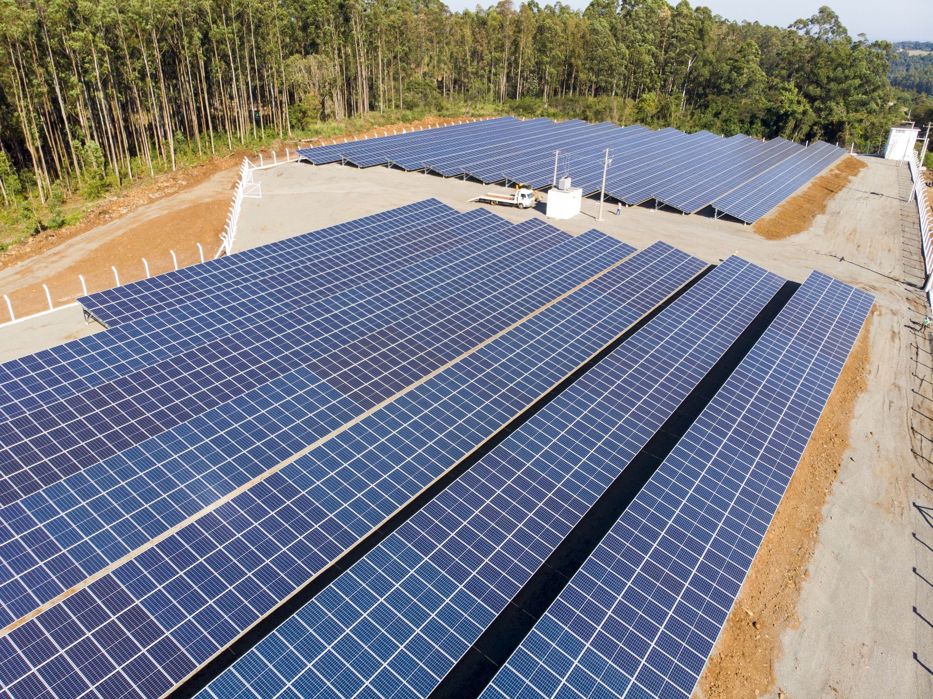 Usina solar rural